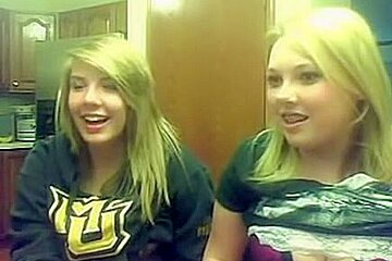 friends showing tits together on webcam