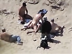 gangbang at the beach