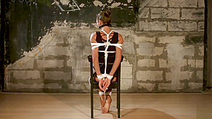 girl bound and ring gagged
