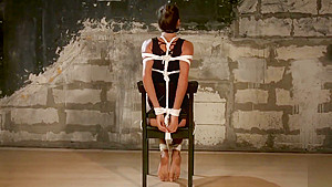 girl bound and ring gagged