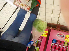 great ass candid  round ass jean mmmm