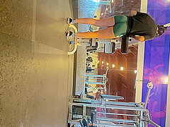 gym candid booty latina