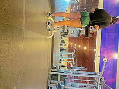 gym candid booty latina