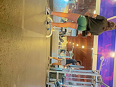 gym candid booty latina
