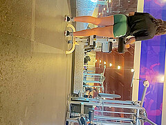 gym candid booty latina