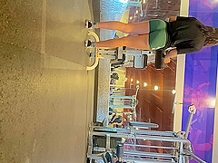 gym candid booty latina