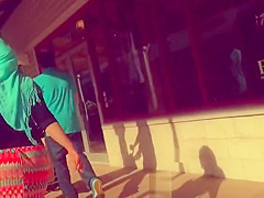 hijab wife big ass walking in street