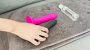 j apprend la sodomie en me dilatant mon cul avec mes jouets