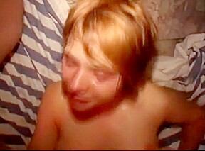 junior German Redhead Covered In Cum