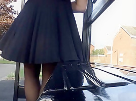 lace briefs windy updkirt nylons