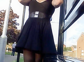 lace briefs windy updkirt nylons