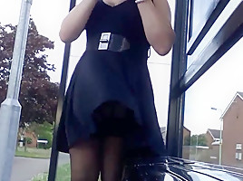 lace briefs windy updkirt nylons