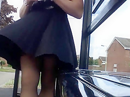 lace briefs windy updkirt nylons