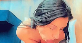 magnifique brune dans ses ébats sexuels
