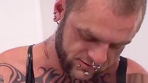 2 men fisting amd enema on face 480p