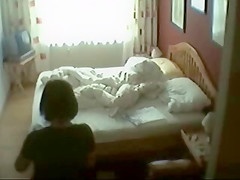 milf dont suspect i placed in her bed room