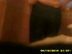 of mature girlfriend on the toilet