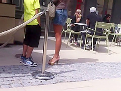 of sexy milf's perfect legs