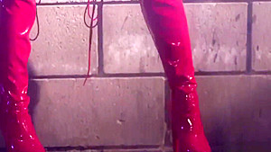 red boots