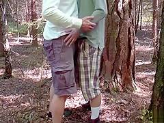 seduced twink in wood