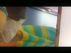 shy teen 18+ with full bush and big tits after swimming