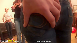 student 18+ party continues with hot group sex