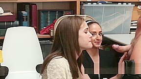 teen 18+ Thieves Peyton And Sienna Suck Dick