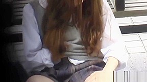 teen 18+ asian pees outside