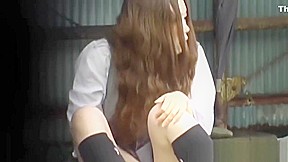 teen 18+ asian pees outside