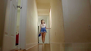 teen 18+ cheerleader facial