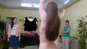teen 18+ college lezzies straponfucked in group