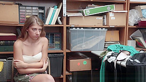 teen 18+ shoplifter sucks