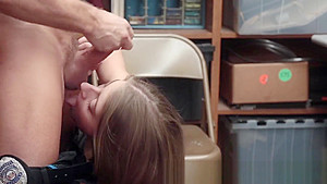 teen 18+ shoplifter sucks