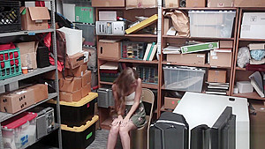 teen 18+ shoplifter sucks