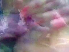 teen 18+ girl fucks his bf and a in the wood