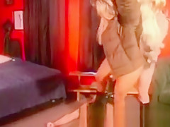 two amateur femdoms trampling guy