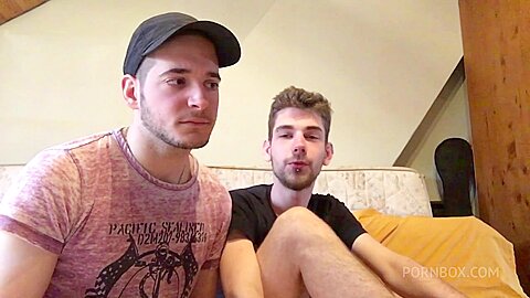 two badboys fuckinfg with PISS and sneaker in bacrkoom - PissVids