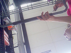 upskirt at work