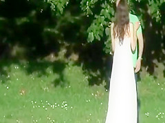 upskirt in the park