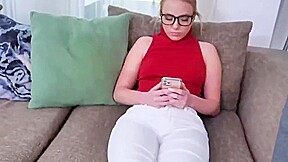 uptight teen 18+ lets stepbrother use her & likes it