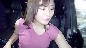 抱かれないもどかしさや性的好奇心を他人棒で埋める子持ち不貞妻   ！！ドライブデートの後は誰もいない駐車場でこっそりフェラ→手コキでザーメン搾精！