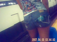 young ebony booty shorts